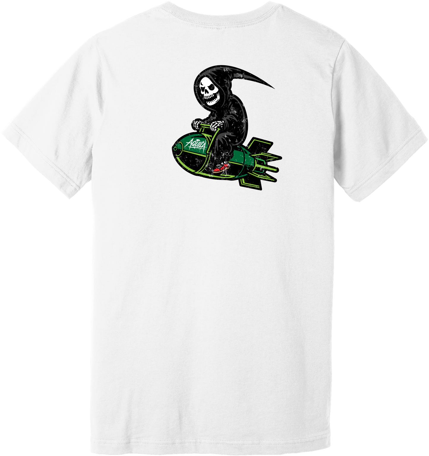 Grim Reaper Bomb Rider Graphic Tee