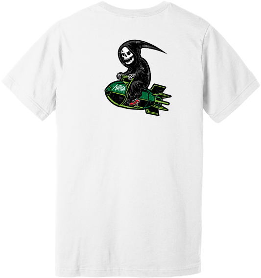 Grim Reaper Bomb Rider Graphic Tee